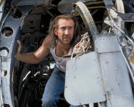 1997, CON AIRNICOLAS CAGE
Character(s): Cameron Poe
Film 'CON AIR' (1997)
Directed By SIMON WEST
05 June 1997
AFA2093
Allstar/TOUCHSTONE
**WARNING**
This Photograph is for editorial use only and is the copyright of TOUCHSTONE
and/or the Photographer assigned by the Film or Production Company & can only be reproduced by publications in conjunction with the promotion of the above Film.
A Mandatory Credit To TOUCHSTONE is required.
The Photographer should also be credited when known.
No commercial use can be granted without written authority from the Film Company.