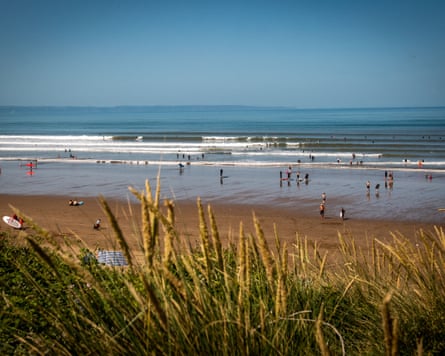 Saunton Sands in north Devon.