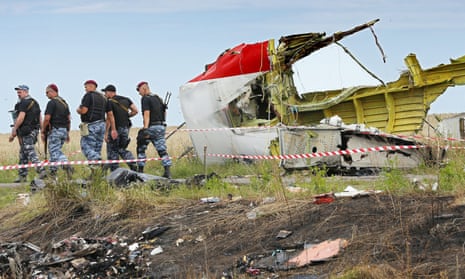 The MH17 crash site in eastern Ukraine