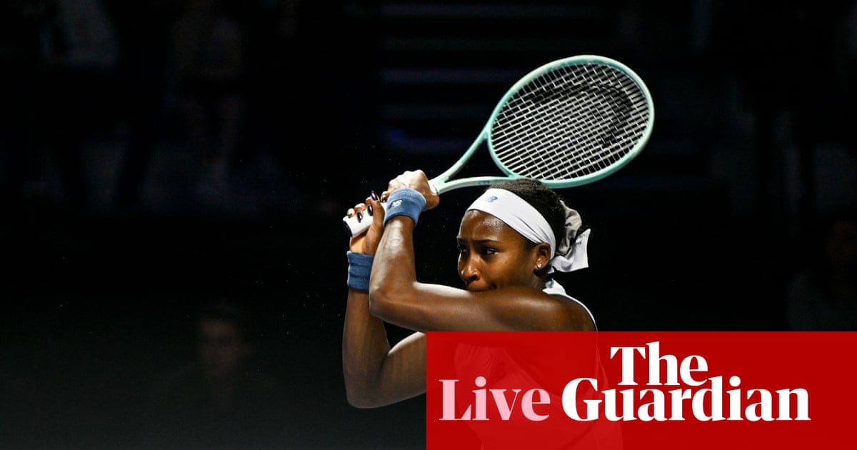 WTA Finals tennis: Coco Gauff v Jasmine Paolini, Aryna Sabalenka v Jessica Pegula – live