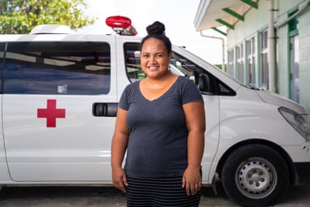 Suria Eusala Paufolau, acting chief of public health, in the Princess Margaret Hospital in Tuvalu