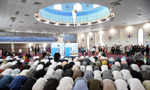 Prayers at the Lakemba Mosque in south-west Sydney.