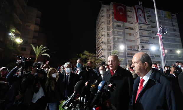 Turkish President Erdoğan visits Varosha November 2020