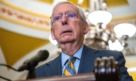 Republican Senate minority leader Mitch McConnell.