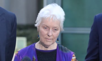 Catholic nun Sister Jane Keogh at a 2017 press conference on offshore detention
