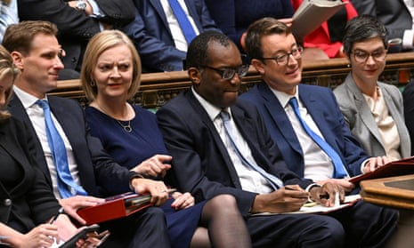 Liz Truss and Kwasi Kwarteng in the Commons
