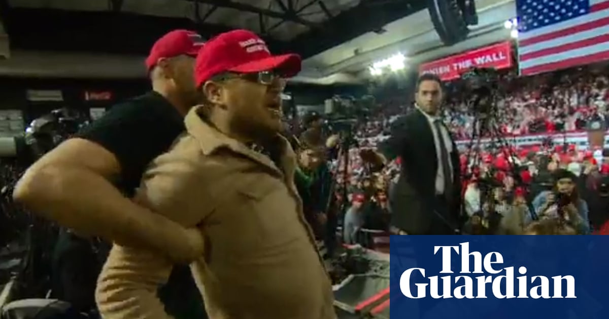 BBC cameraman shoved and abused at Trump rally in El Paso