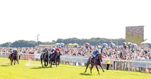 Battaash surges clear of the field.