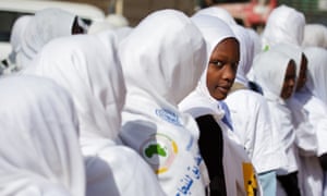 08 March 2011: March in El Fasher city, North Darfur, to celebrate 8th March, International Women’s Day. Picture: UNAMID - Olivier Chassot