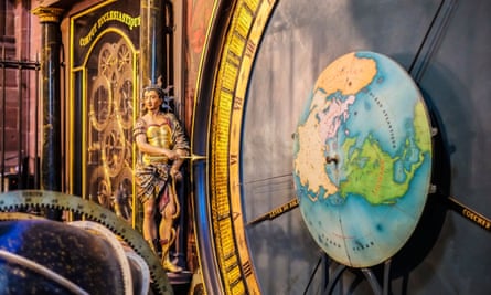 The astronomical clock in Strasbourg’s cathedral was built in 1547.