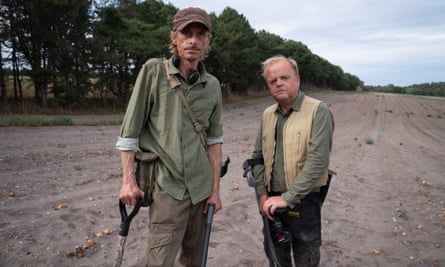 With Mackenzie Crook in Detectorists, 2022: ‘No one ever had to change a single word that Mackenzie wrote.’