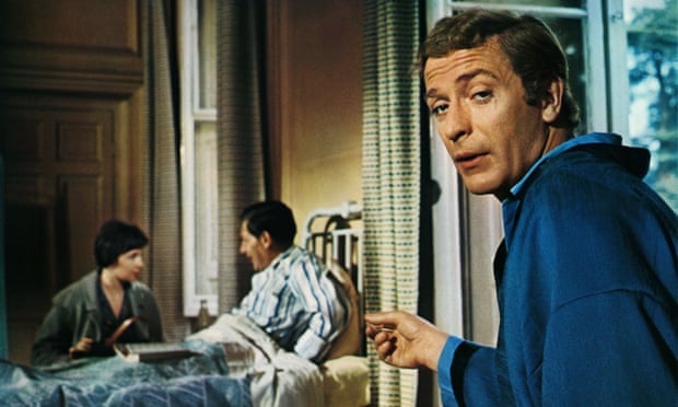 Michael Caine in a scene from Alfie, 1966; Gilbert resisted the studio’s idea of casting Tony Curtis in the role.
