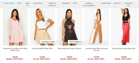 The Boohoo £1.60 skirt