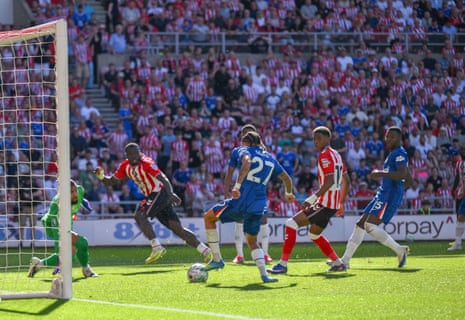 Malo Gusto scores an own goal.
