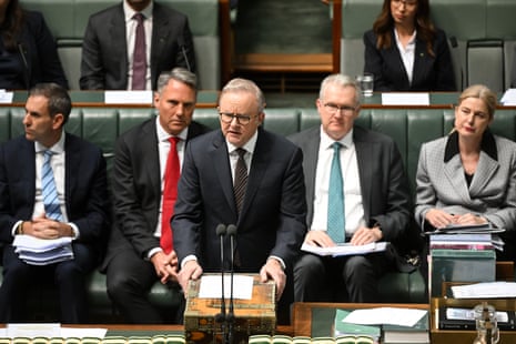 Anthony Albanese and others in the House of Representatives