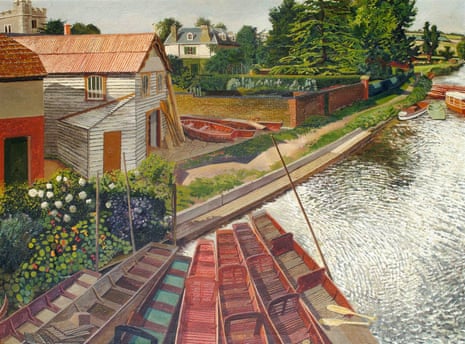 View from Cookham Bridge, by Stanley Spencer.