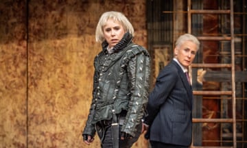 Michelle Terry and Helen Schlesinger in Richard III  at Shakespeare's Globe Theatre.