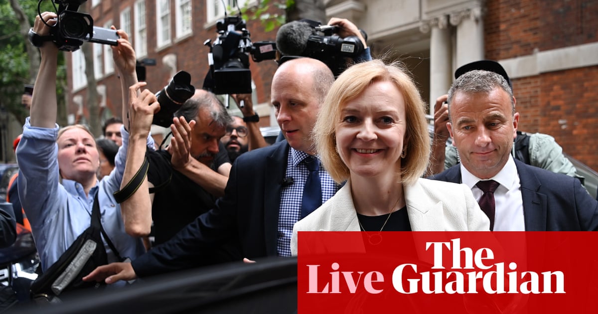 Tory leadership race: Liz Truss and Rishi Sunak set out campaigns as economic policies come under spotlight – live
