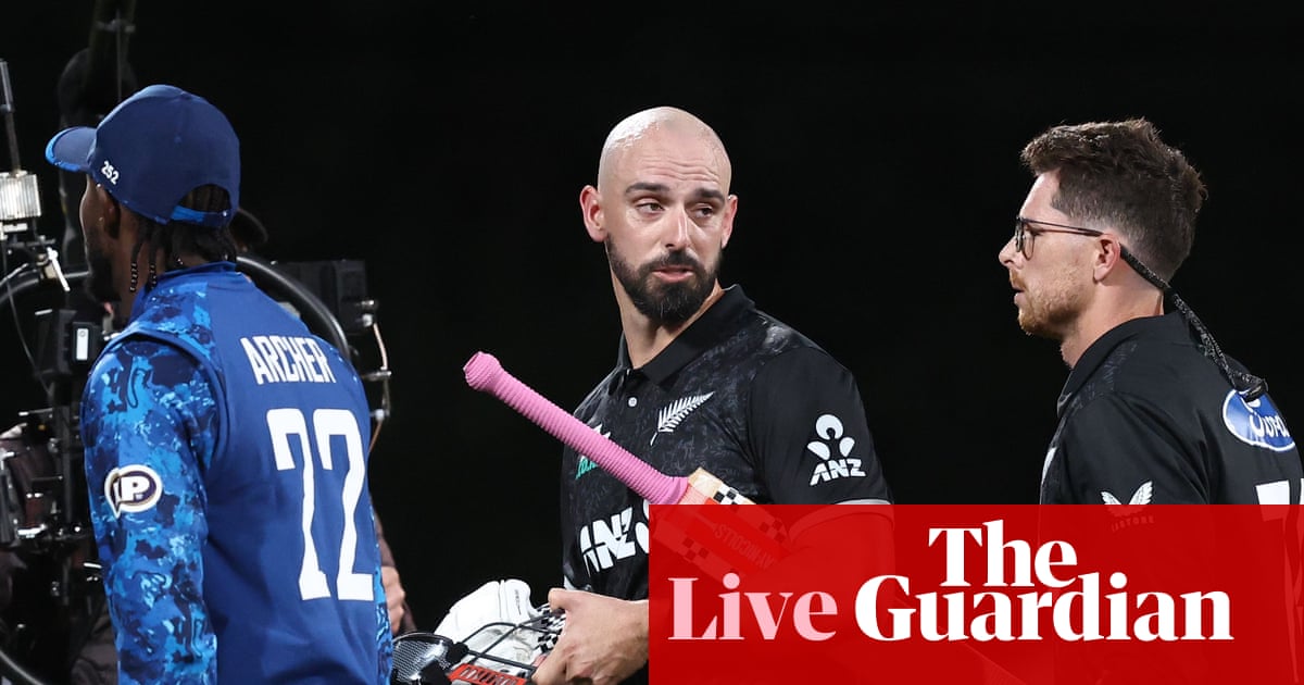 New Zealand beat England by five wickets in second men’s cricket one-day international – as it happened | Cricket New Zealand beat England by five wickets in second men’s cricket one-day international – as it happened | Cricket