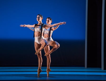 Beatriz Stix-Brunell and Yasmine Naghdi in Corybantic Games, part of the Bernstein Centenary Triple Bill at the Royal Opera House in 2018.