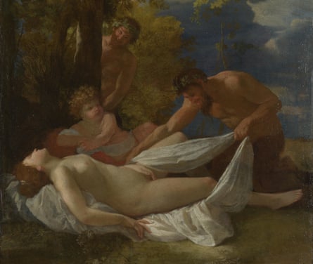 Poussin’s Nymph With Satyrs (c1627).