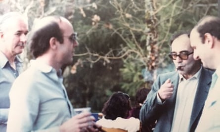 Luddy with Jean-Luc Godard, 1979.