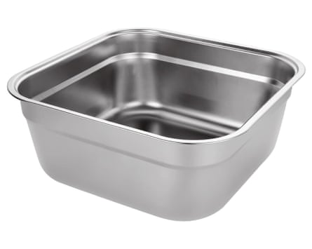 Stainless Steel Large Rectangular 10 Litre Washing Basin