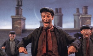 Dick Van Dyke as chimney-sweep Bert in Mary Poppins