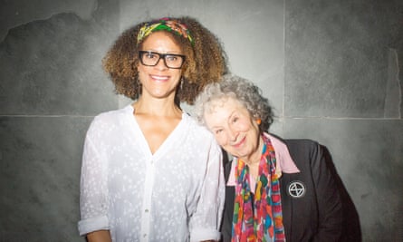 Bernardine Evaristo and Atwood share the Booker prize in 2019.