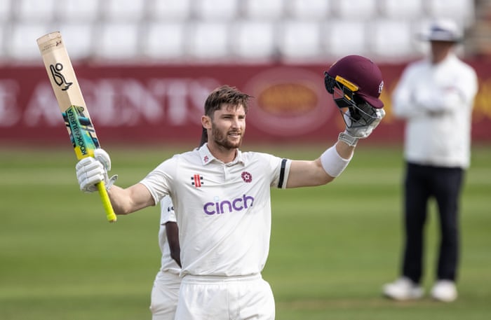 County cricket: Yorkshire v Essex, Northamptonshire v Surrey – live | County Championship 3 Rob Keogh acknowledges the crowd.