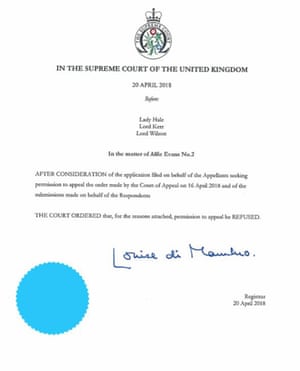 Supreme court ruling document
