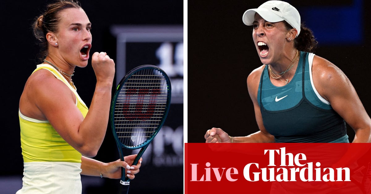 Aryna Sabalenka v Madison Keys: women’s Australian Open final – live | Australian Open 2025 Aryna Sabalenka v Madison Keys: women’s Australian Open final – live | Australian Open 2025