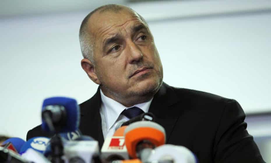 Bulgarian prime minister Boyko Borissov
