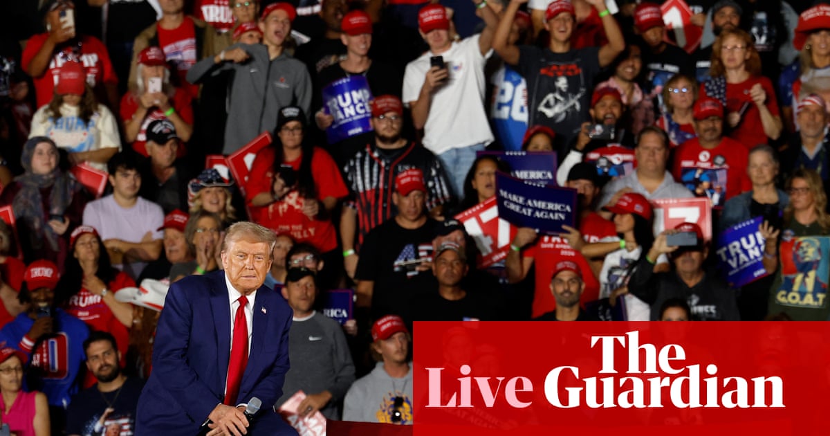 Trump to address immigration in Wisconsin, while Walz visits Michigan football game - live