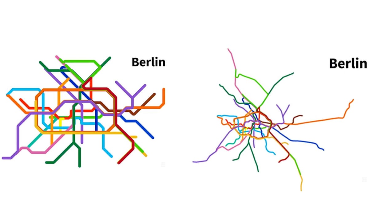 Twisted Tracks Watch Metro Maps Transform To Real Life Geography