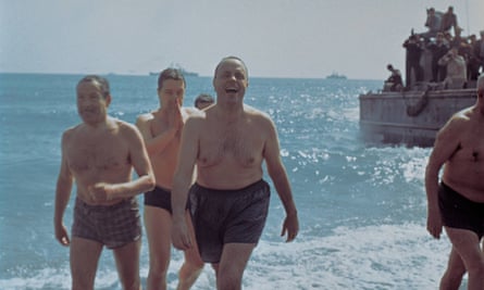 1966: Spanish foreign minister Manuel Fraga swims in the sea off Palomares with the US ambassador, Angier Biddle Duke, to prove the waters - and a budding tourist industry - were safe.