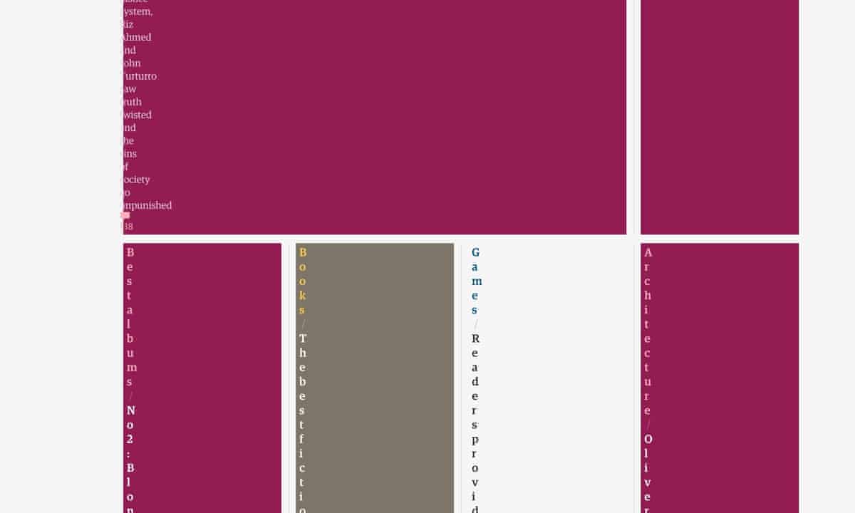 The Guardian website after breaking in Safari