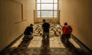 Belgian group Rotor salvage architectural materials and advocate for designing with reuse in mind.