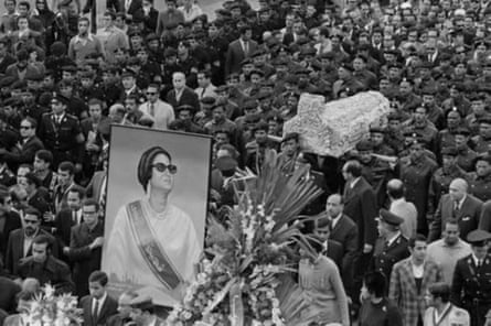 Umm Kulthum’s funeral in 1975.