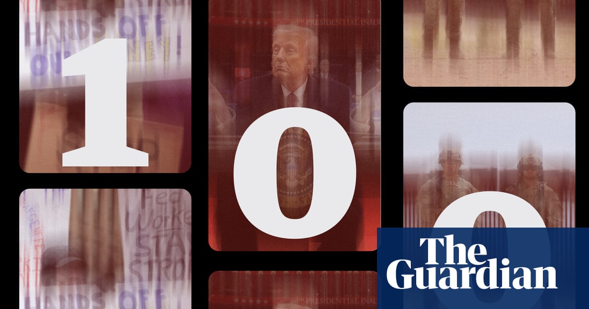 Trump 100 days: delusions of monarchy coupled with fundamental ineptitude