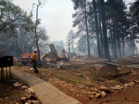 Grand Canyon Vistas Transformed by Distant Fire Drama