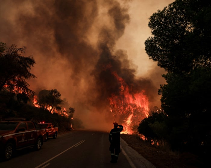 France says Gironde ‘megafire’ is contained, as wildfires continue to burn in Greece and Spain – Europe live