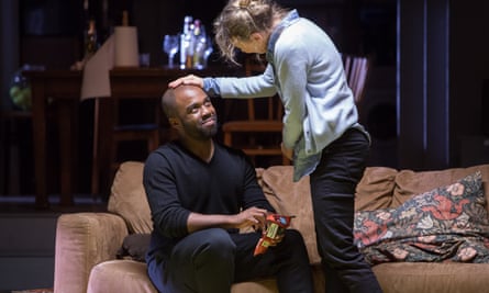 Eerie reverberations … Ken Nwoso as Oswald and Niamh Cusack as Mrs Alving in Ghosts.