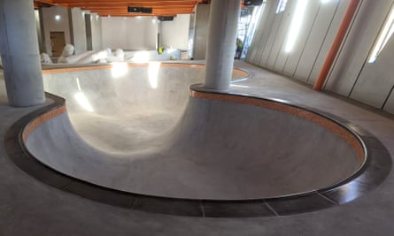 Interior of the F51 Folkestone Skatepark