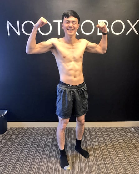 Geoff Woo after seven days of fasting