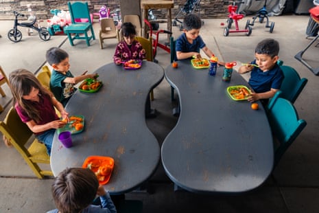 children eating