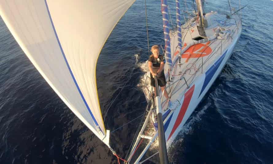 Pip Hare racing on her 60ft boat Medallia: ‘You need to understand the risks.’