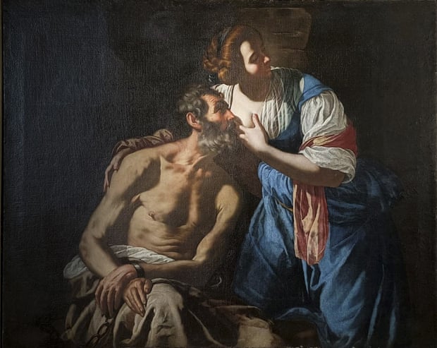 Artemisia Gentileschi's painting Caritas Romana