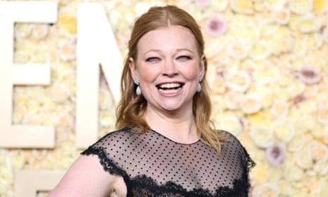 Sarah Snook at the 81st Annual Golden Globe awards in Beverly Hills, California, on 7 January 2024.