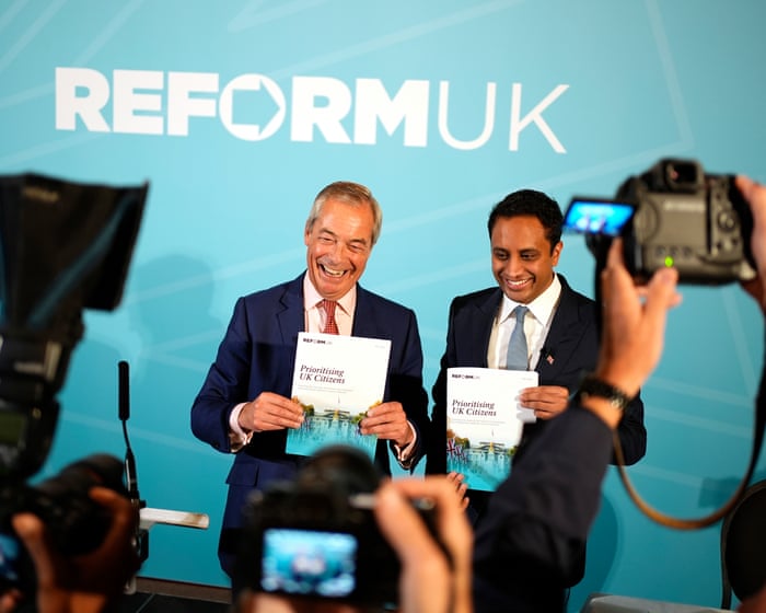 Reform UK’s immigration plans have ‘no basis in reality’, say Labour – politics live